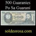 Billetes 1981 2- 500 Guaran�es
